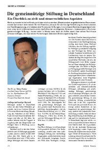 Die gemeinnützige Stiftung in Deutschland